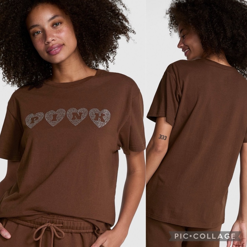 PINK CAMPUS COTTON TEE